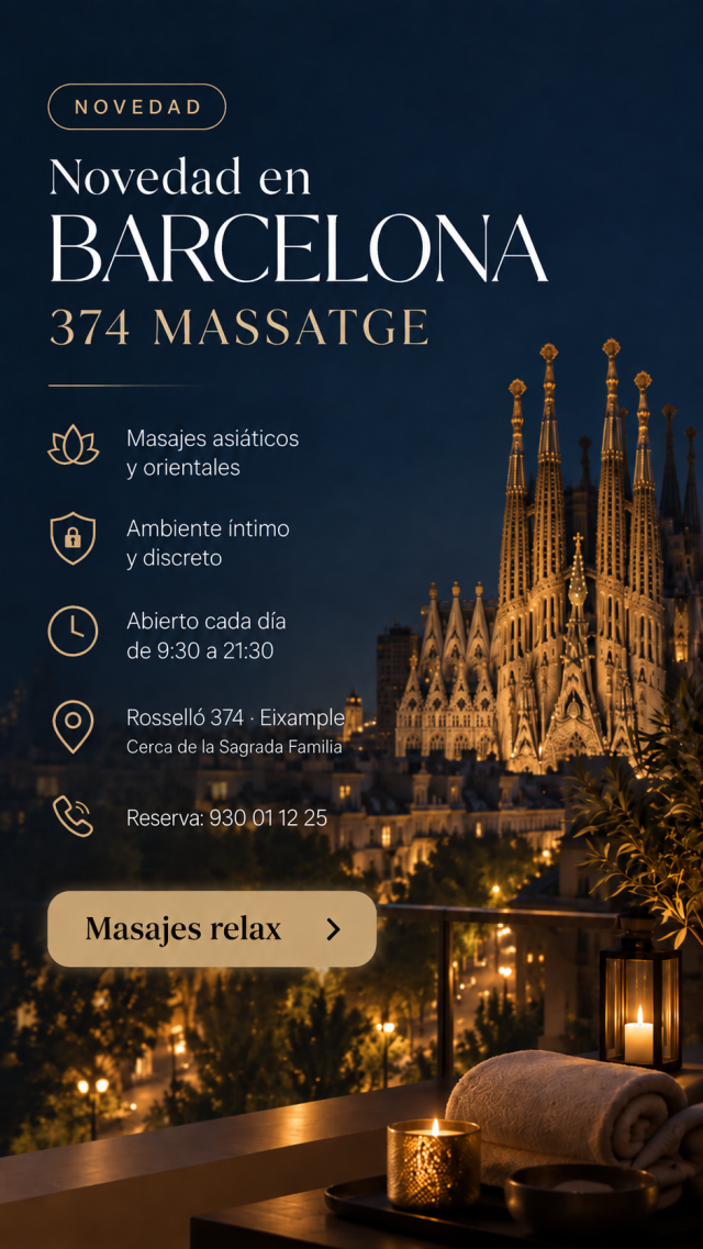 Masajes relax en Barcelona